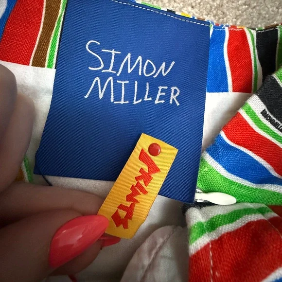 SIMON MILLER PIKO STRIPED LINEN MAXI DRESS - Picture 12 of 16